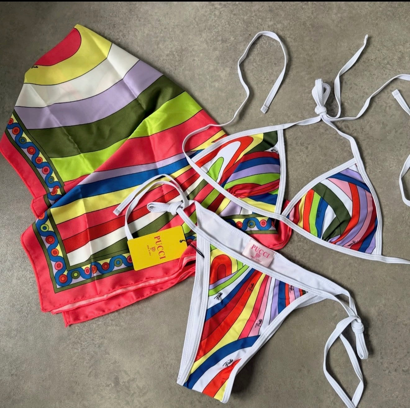 Pretty In Pucci Bikini Set